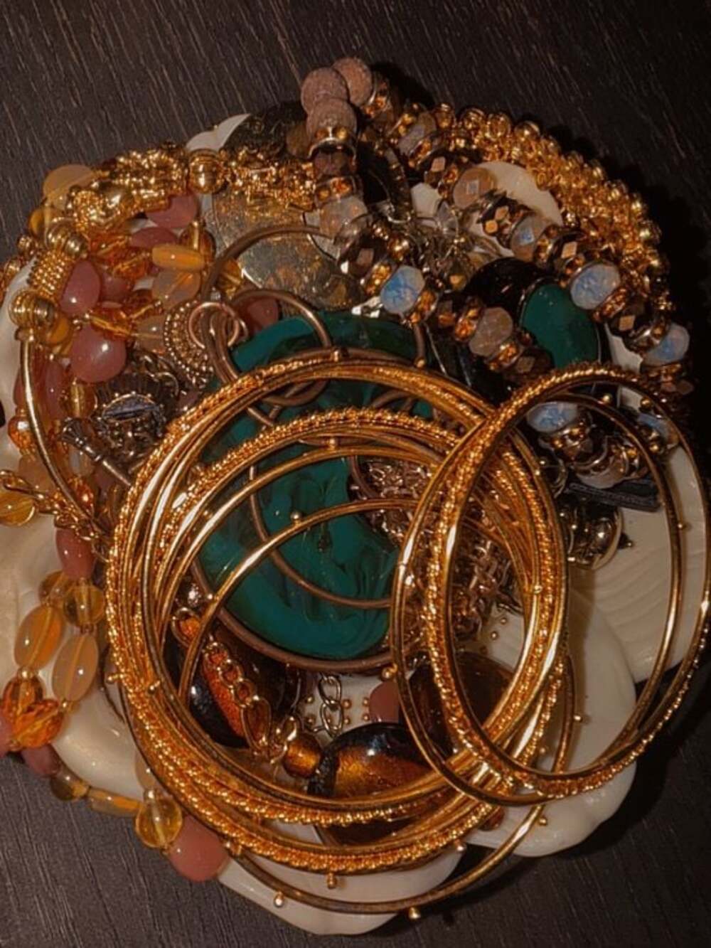 Lotus Mystery Jewelry Dish | Gold | Imperial | Arabian | Indian | Gold Royalty